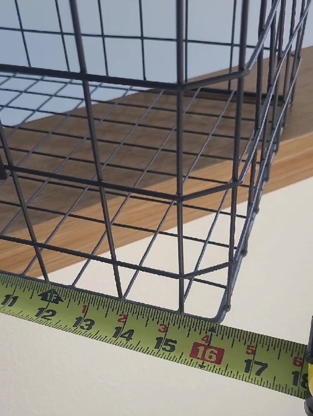 Rae Dunn Plainwire Metal Wire Large Basket Storage Bin in Gray - THINGS